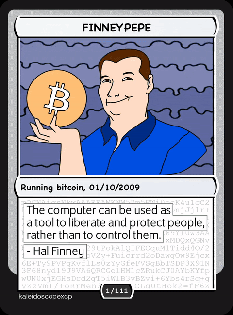 FINNEYPEPE - Tribute to Hal Finney